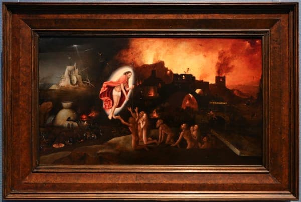 Seguace di bosch, discesa al limbo, 1550-70 ca. 01