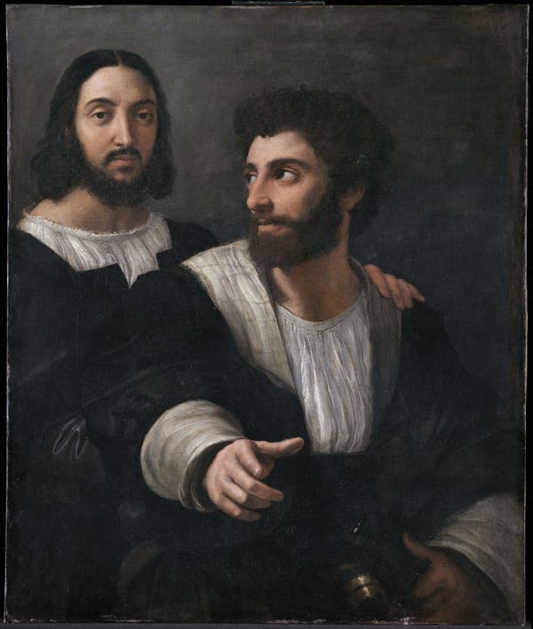 Self-portrait with a friend