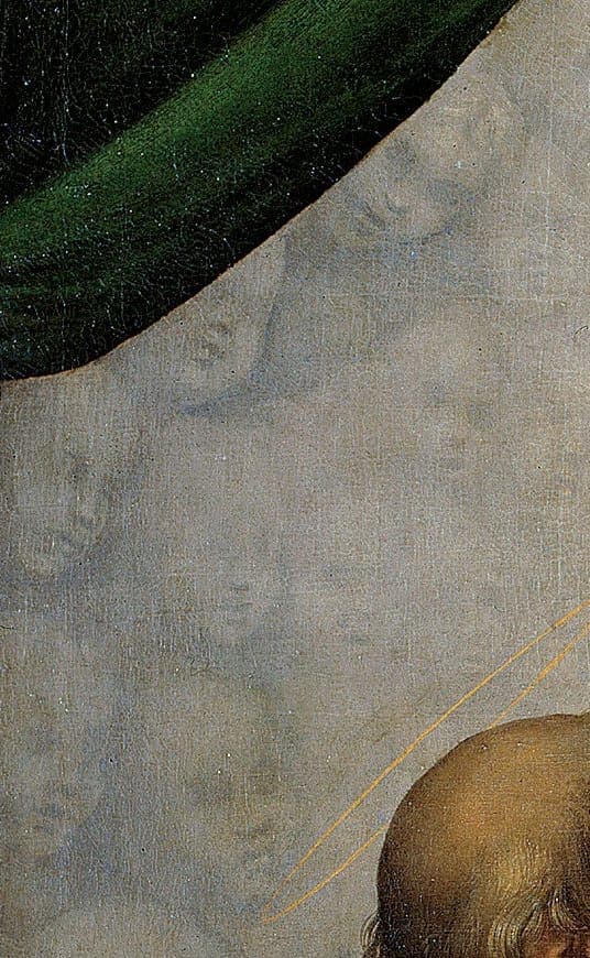 Sixtinische Madonna - Engelskoepfe 2