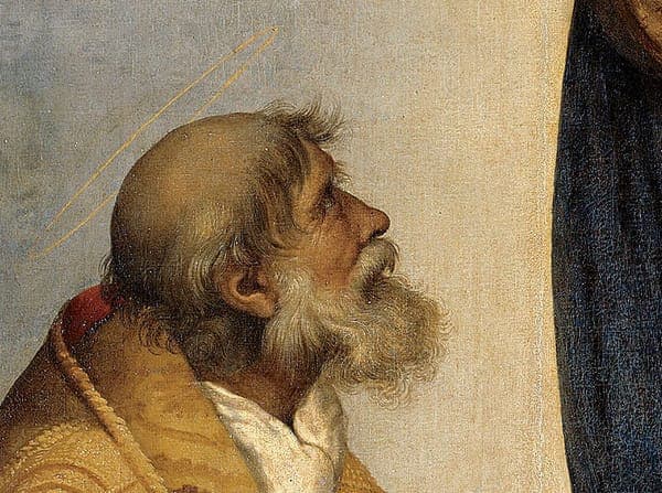 Sixtinische Madonna - Papst Sixtus II 1