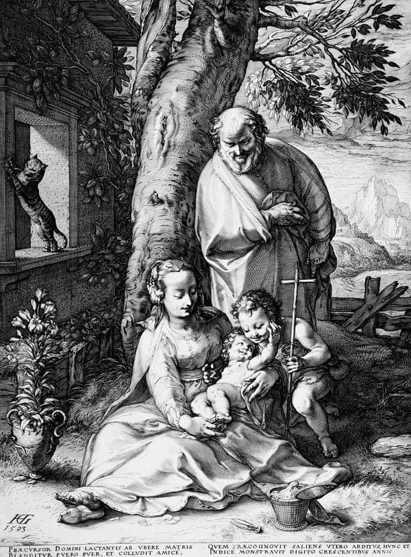 The Holy Family with Saint John the Baptist