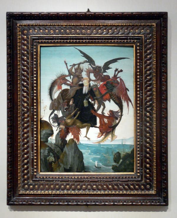 The Torment of Saint Anthony Kimbell with frame