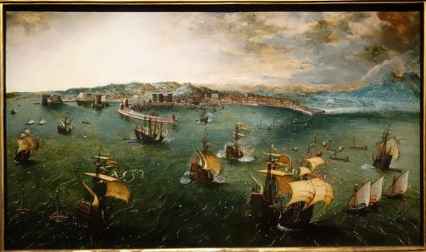 View of the bay of Naples, c. 1563