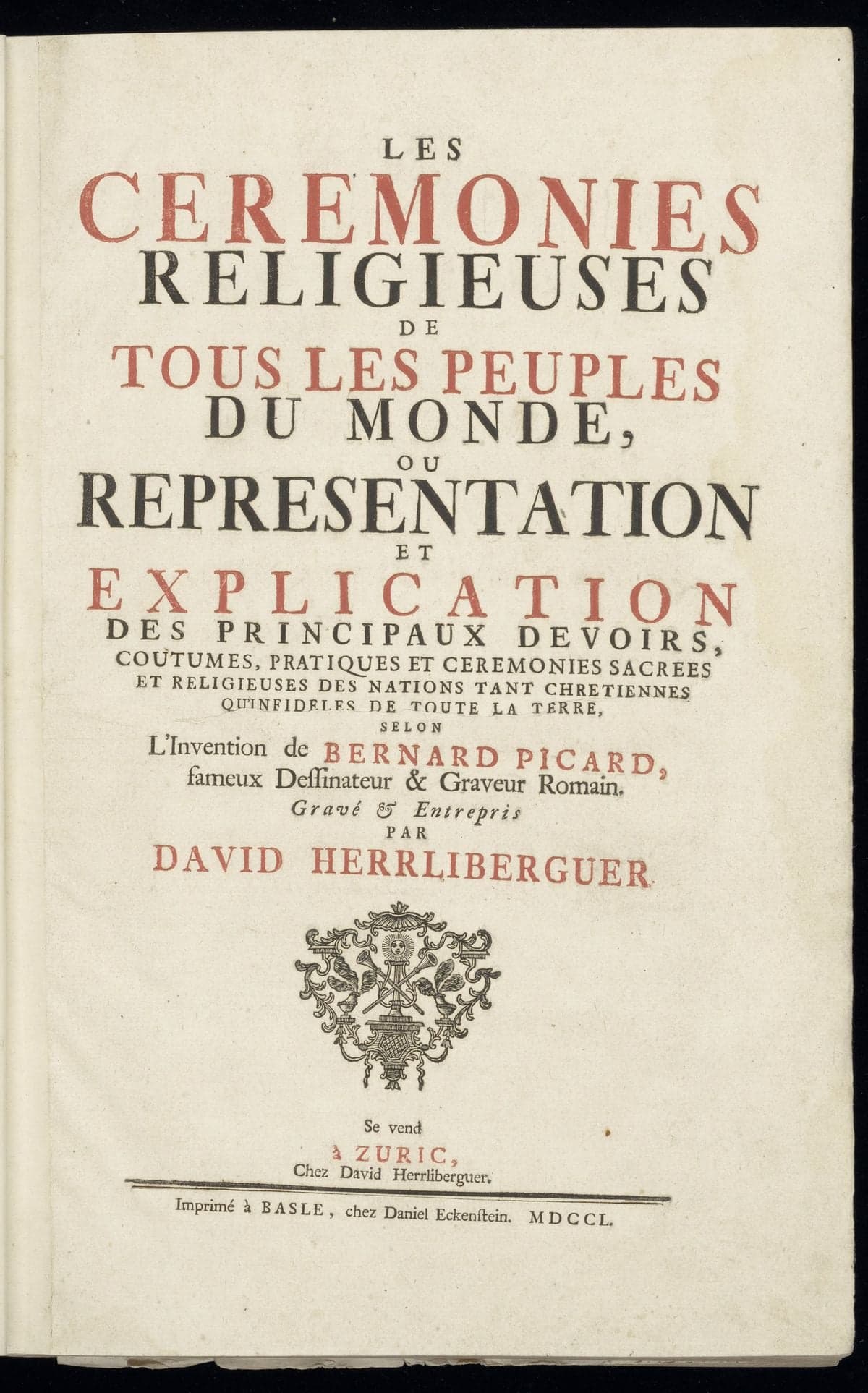 Les ceremonies religieuses