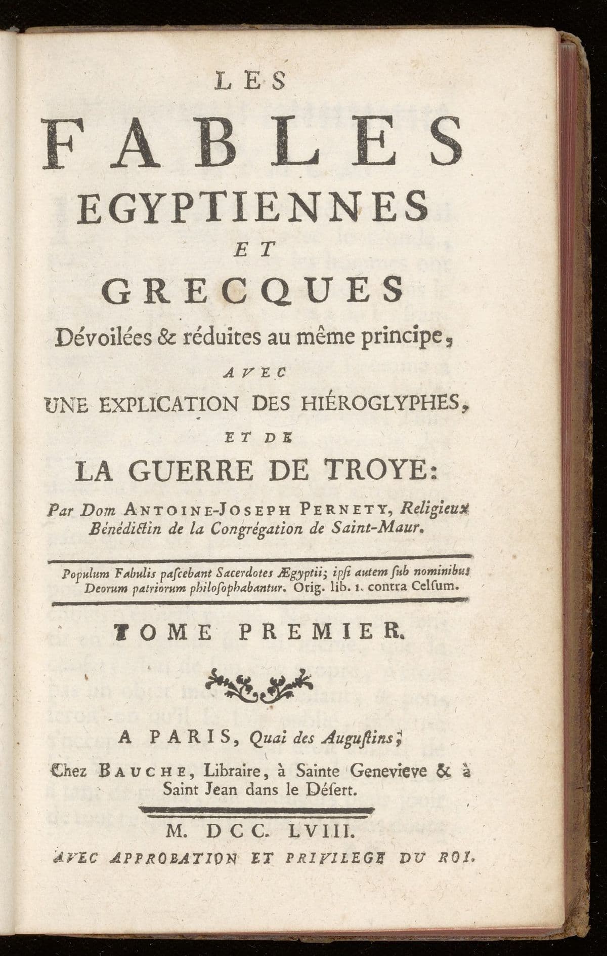 Les fables égyptiennes et grecques