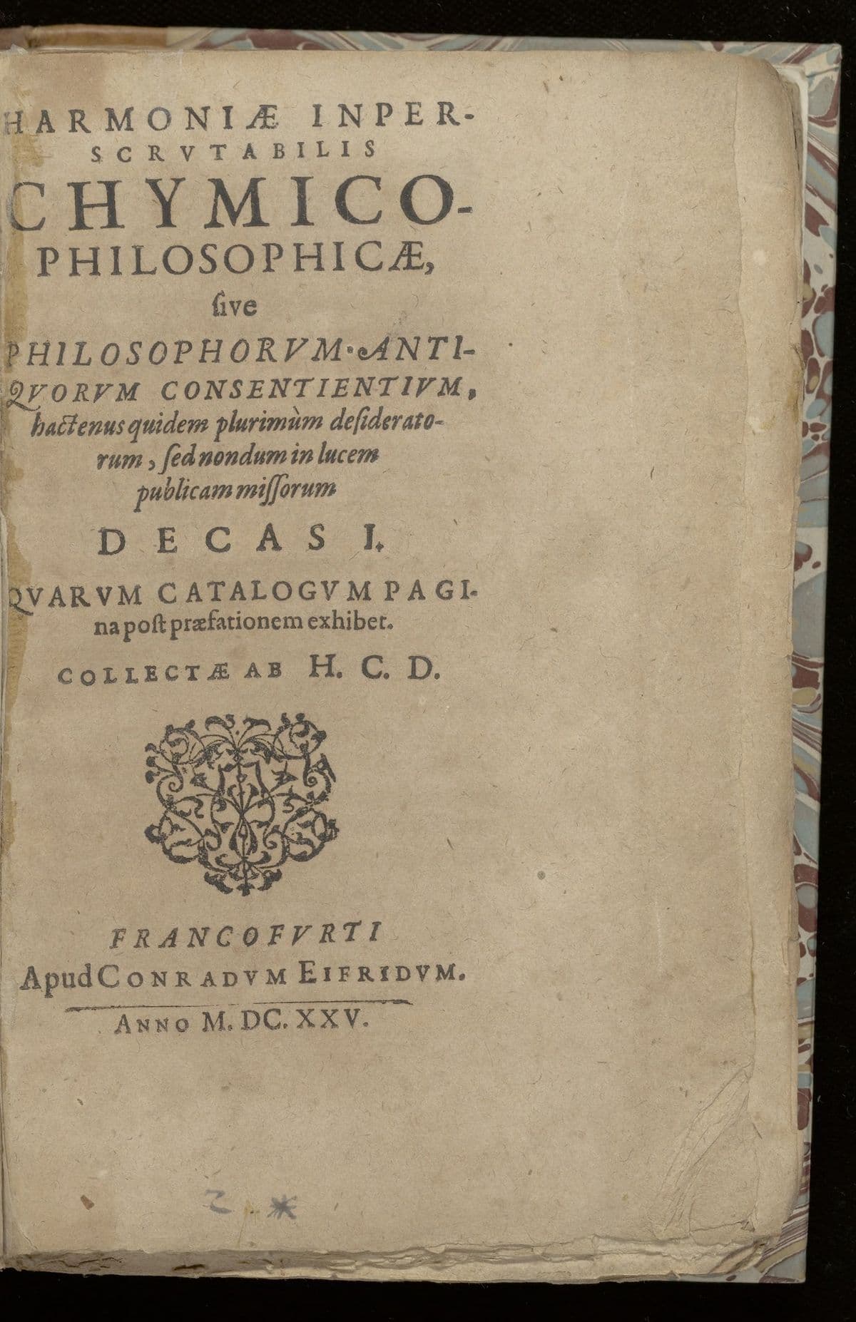 Harmoniae inperscrutabilis chymico-philosophicae