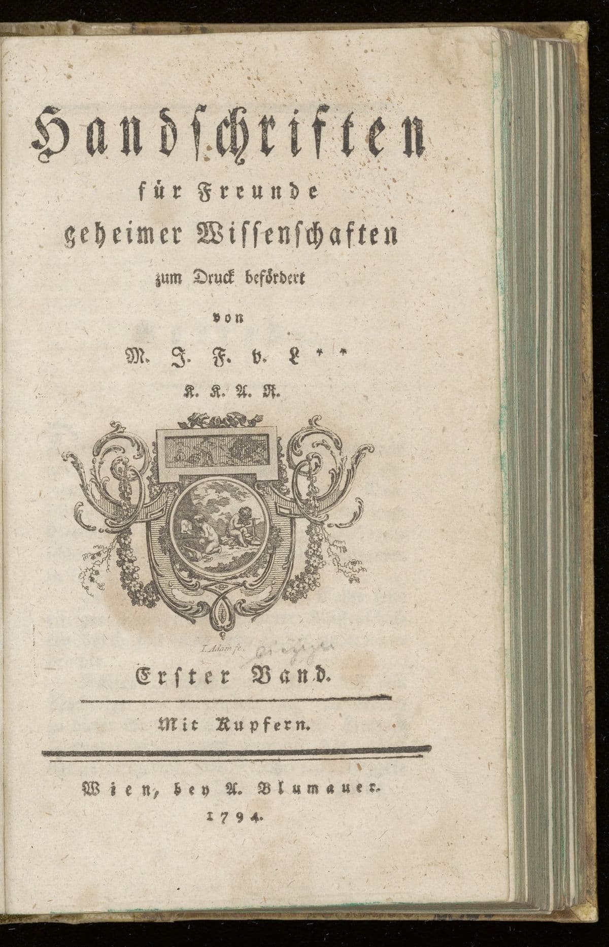 Handschriften für Freunde geheimer Wissenschaften