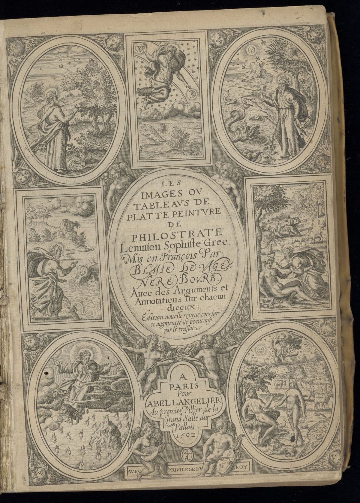 Les images ou tableaus de platte peinture de Philostrate Lemnien