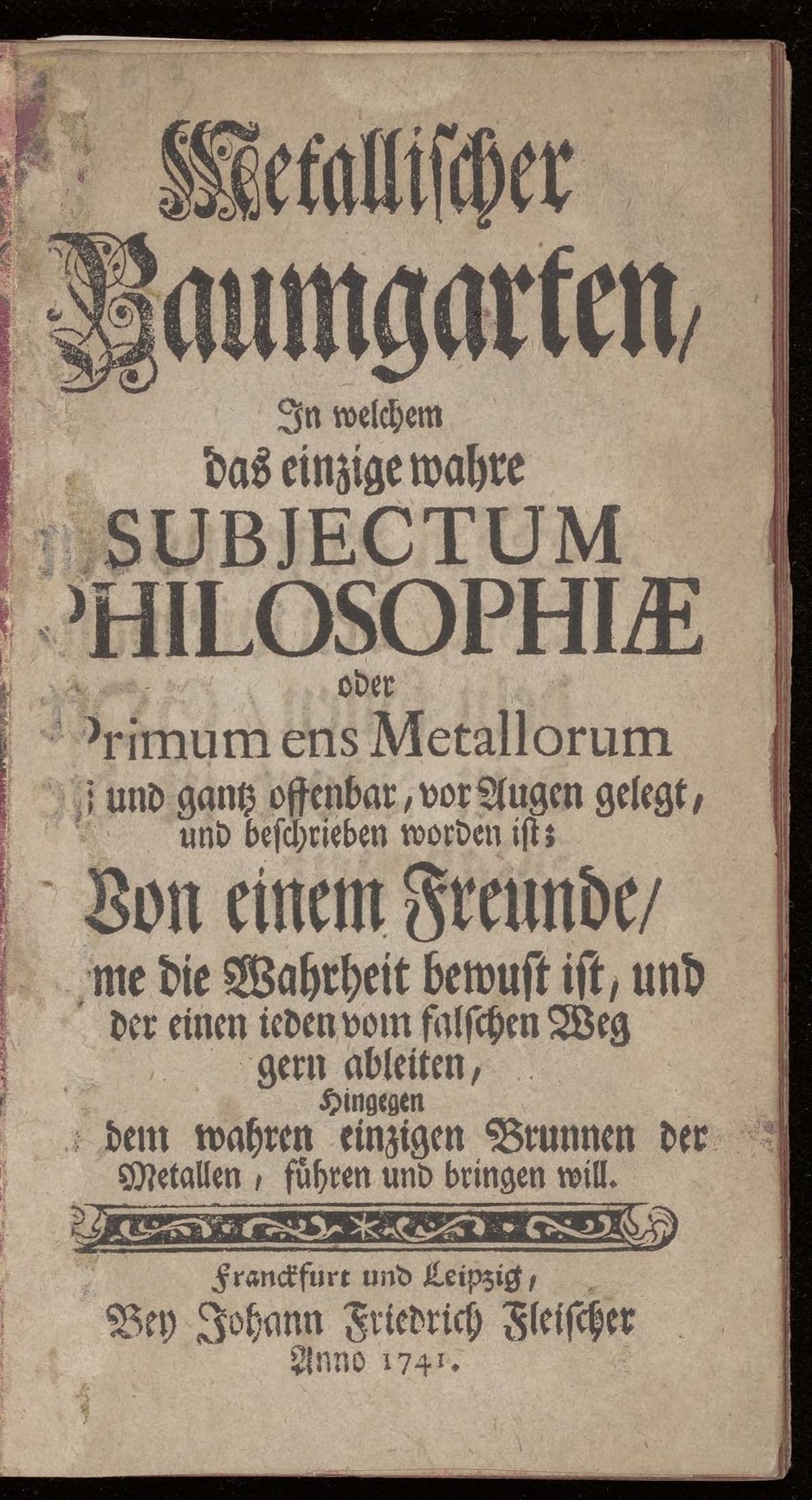 Metallischer Baumgarten