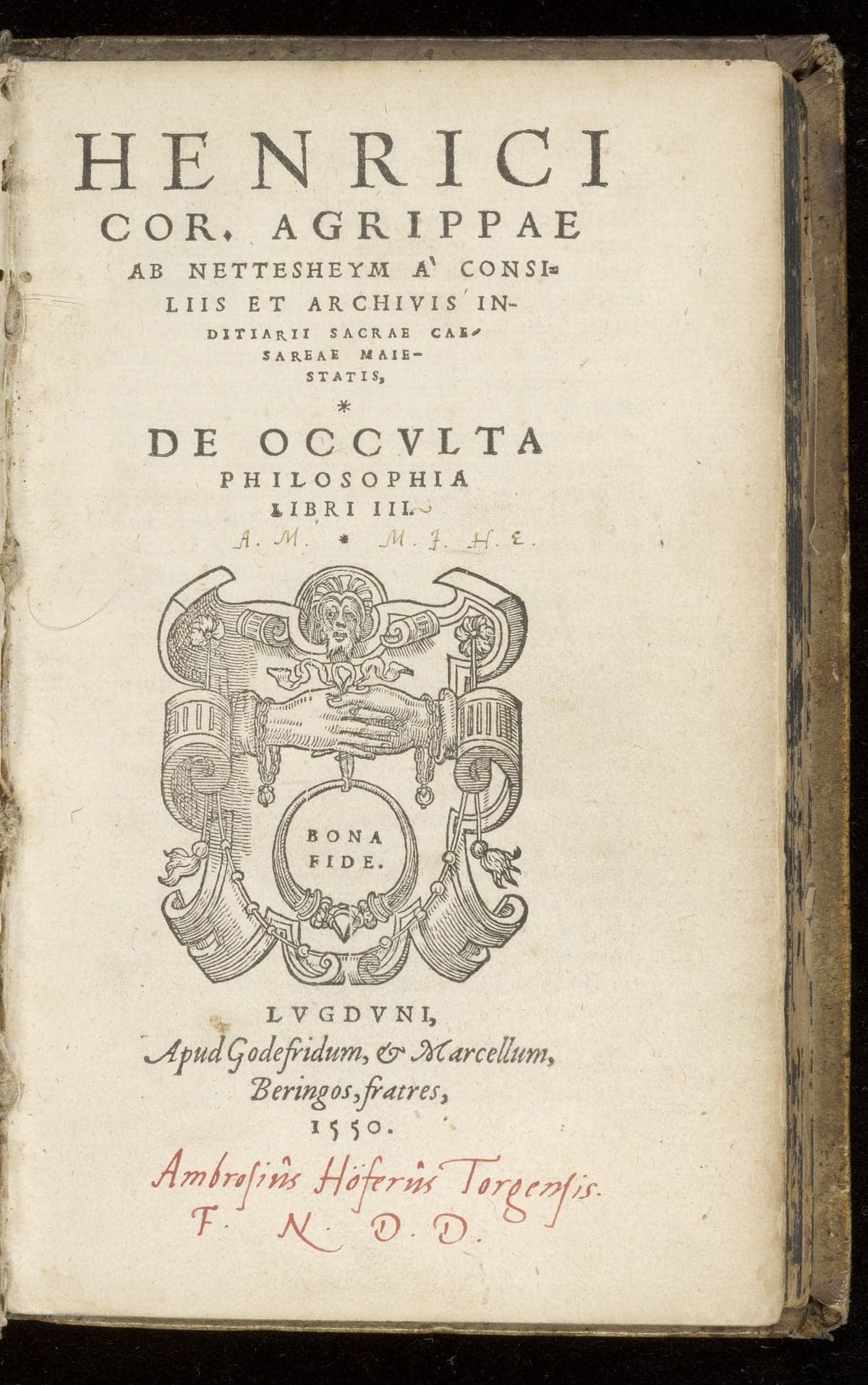 De occulta philosophia libri III