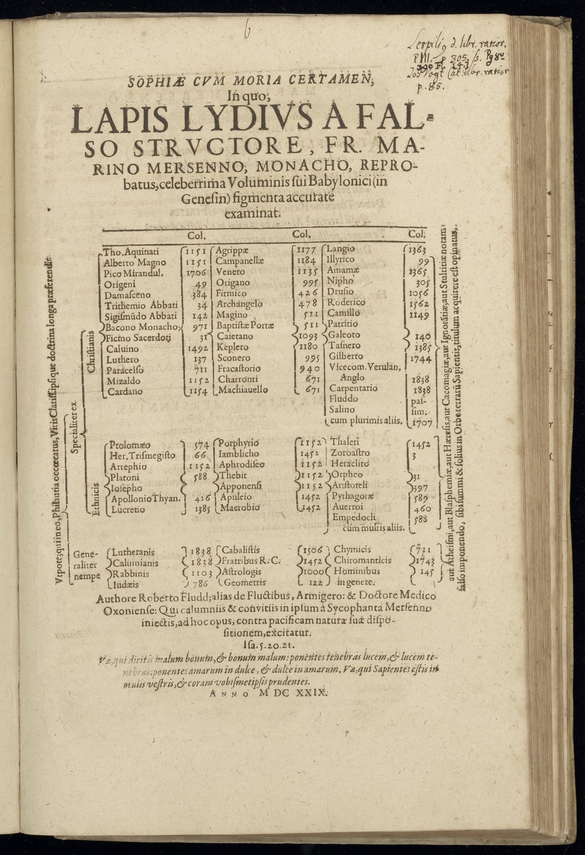 Sophiae cum moria certamen