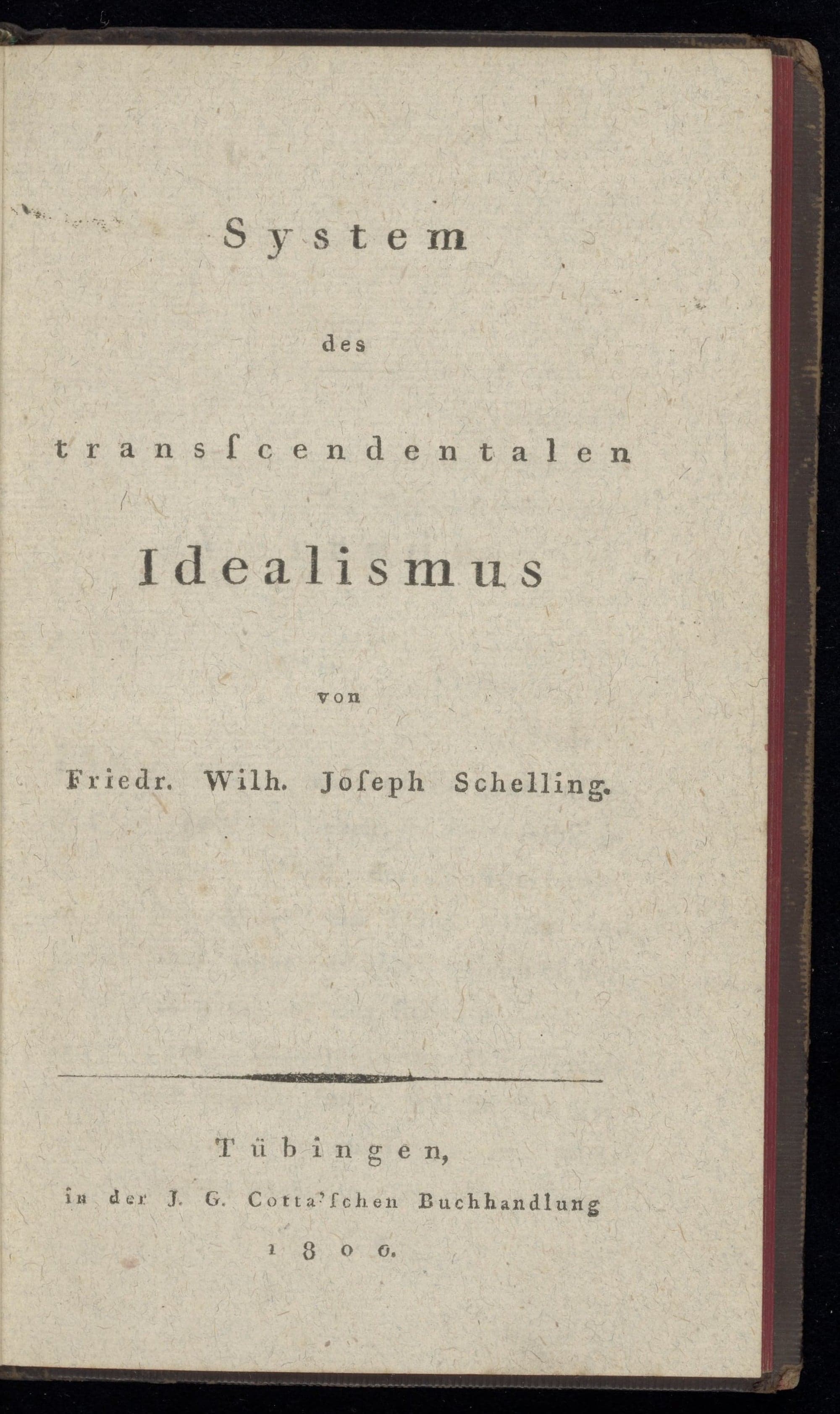 System des transcendentalen Idealismus