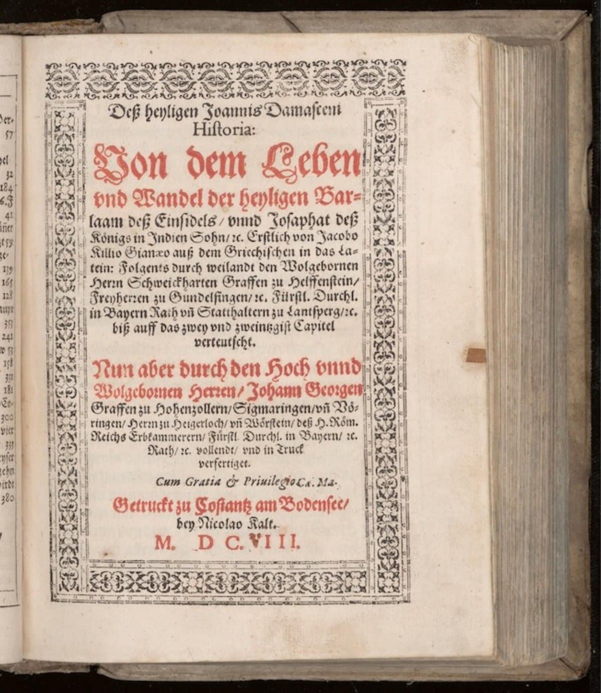 The History of Barlaam and Josaphat