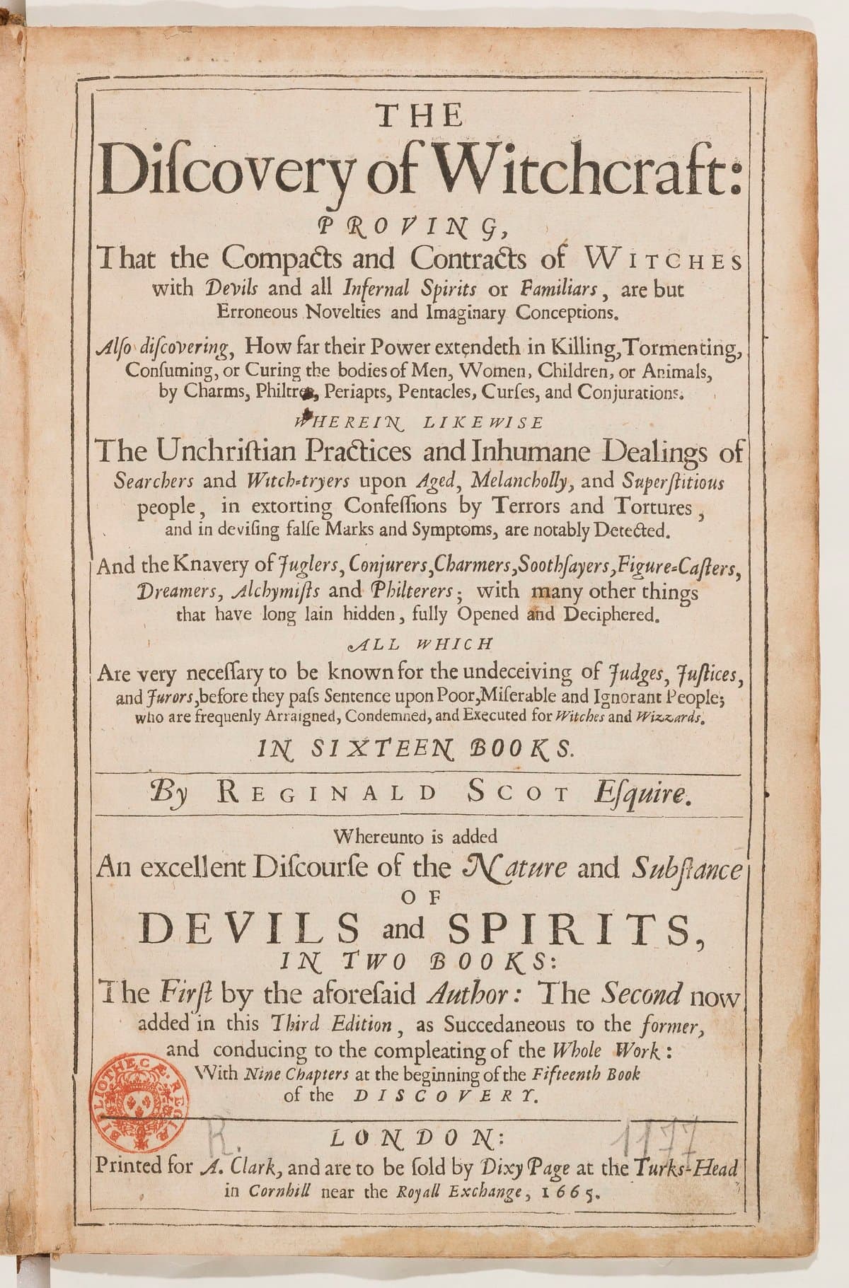 The Discovery of Witchcraft