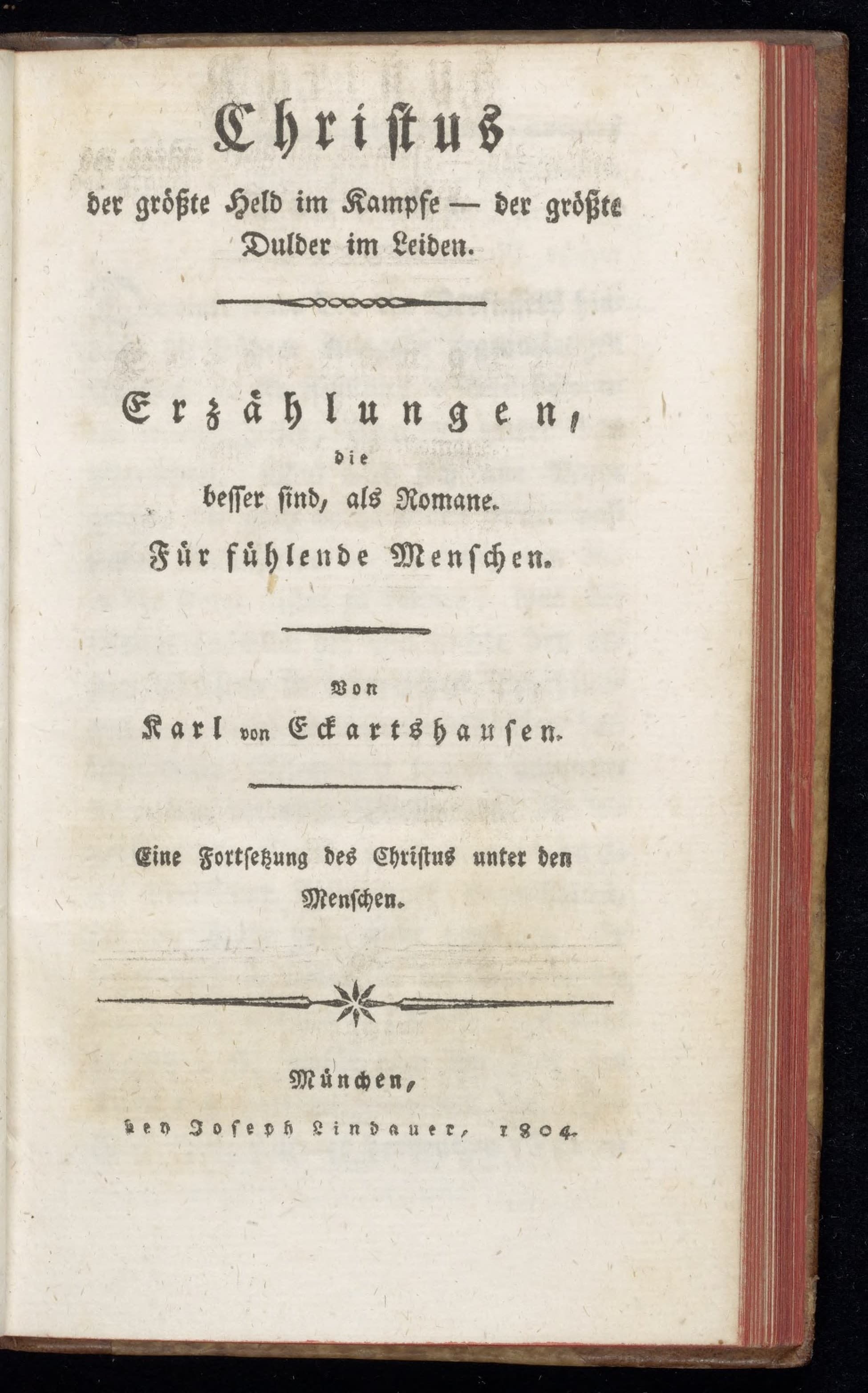 Christus der groesste Held im Kampfe