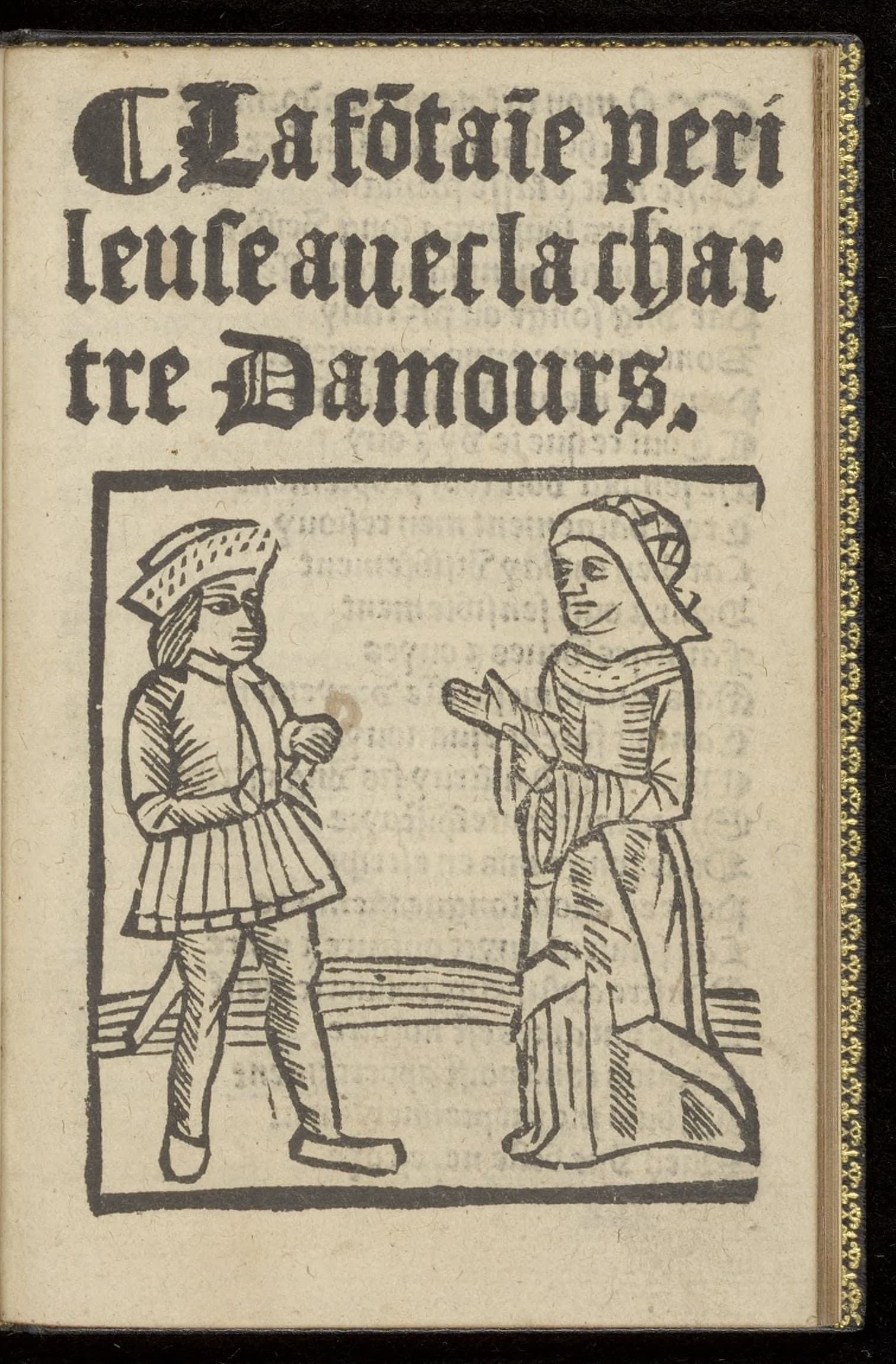 La fontaine perileuse avec la chartre damours