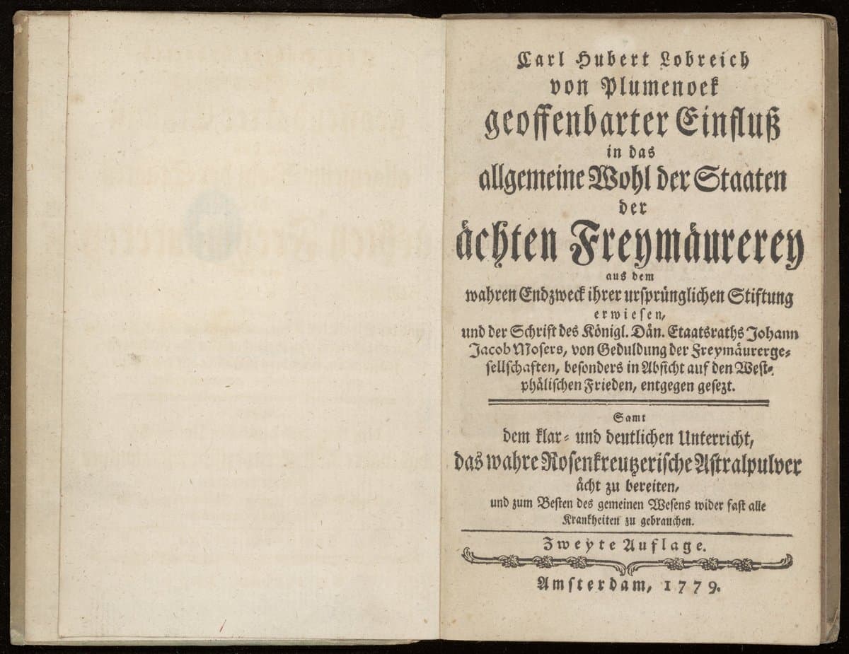 The Revealed Influence of True Freemasonry on the General Welfare of States