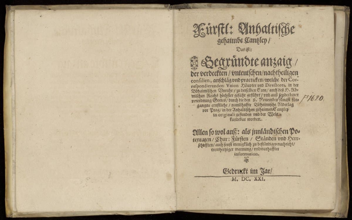 The Secret Chancellery of Anhalt