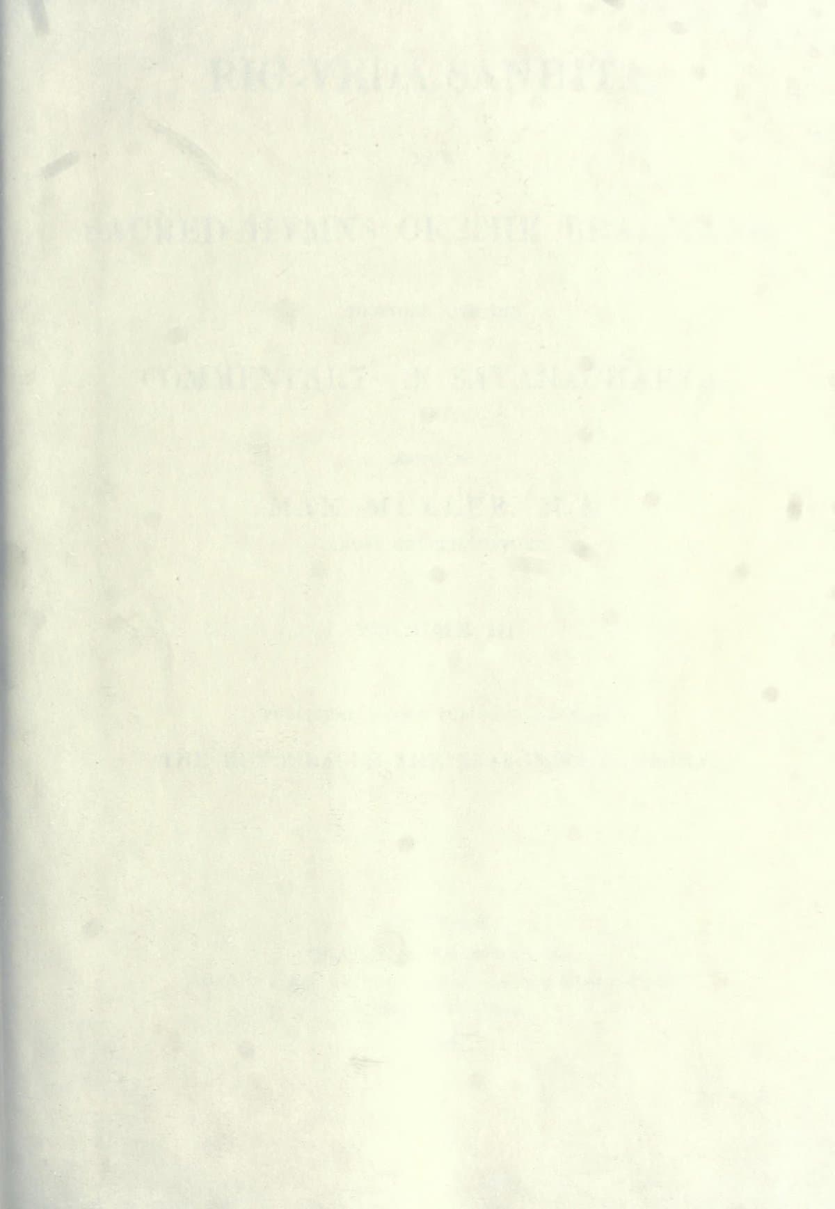 Sacred Hymns of the Brahmans