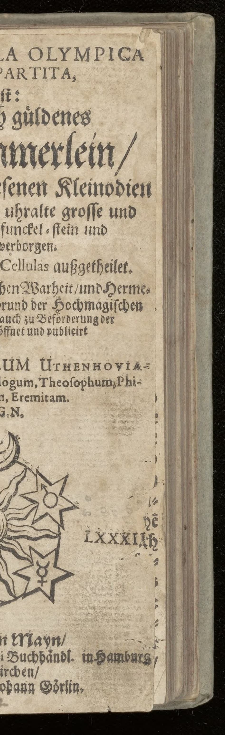 Thesaurinella olympica aurea tripartita, Das ist: ein himmlisch güldenes Schatzkämmerlein