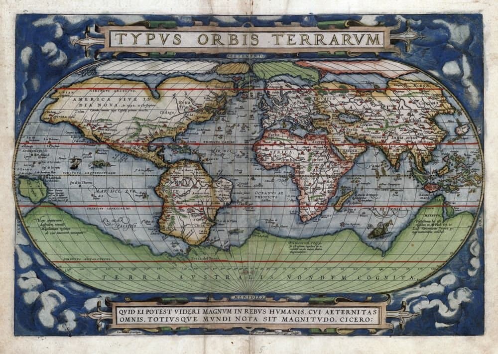 
              Typus orbis terrarum /
              Franciscus Hogenbergus sculpsit.
            