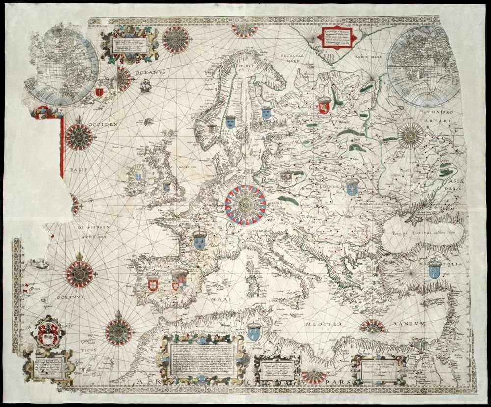 
              Generale pascaerte van gantsch Europa :
              inhoudende de geheele Oostersche, Noortsche en West...
        