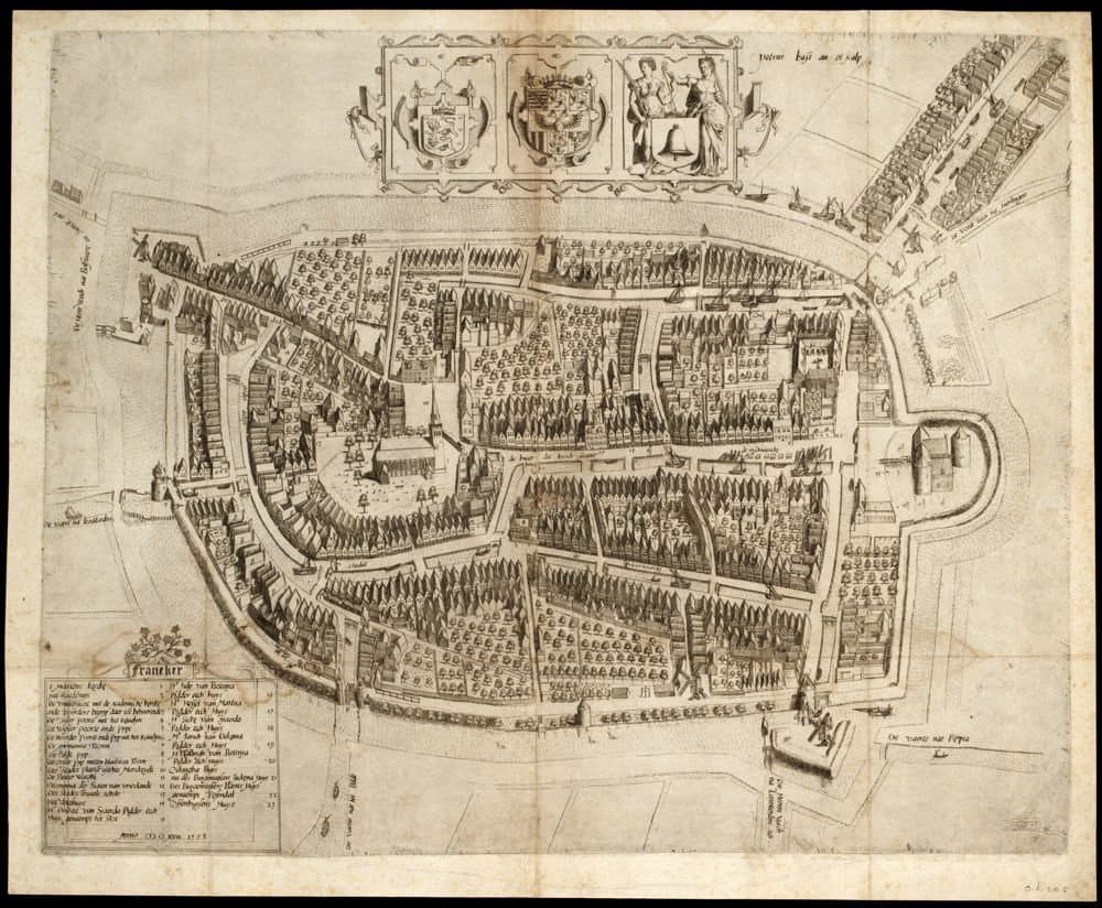 
              Franeker /
              Petrus Bast au. et scalp.
            