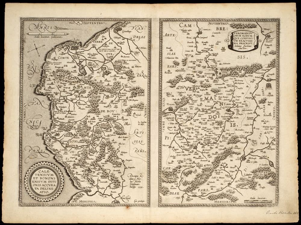 
              Caletensium et Bononiensium ditionis accurata delineatio /
              descripta & edita a Nicolao Nico...
        