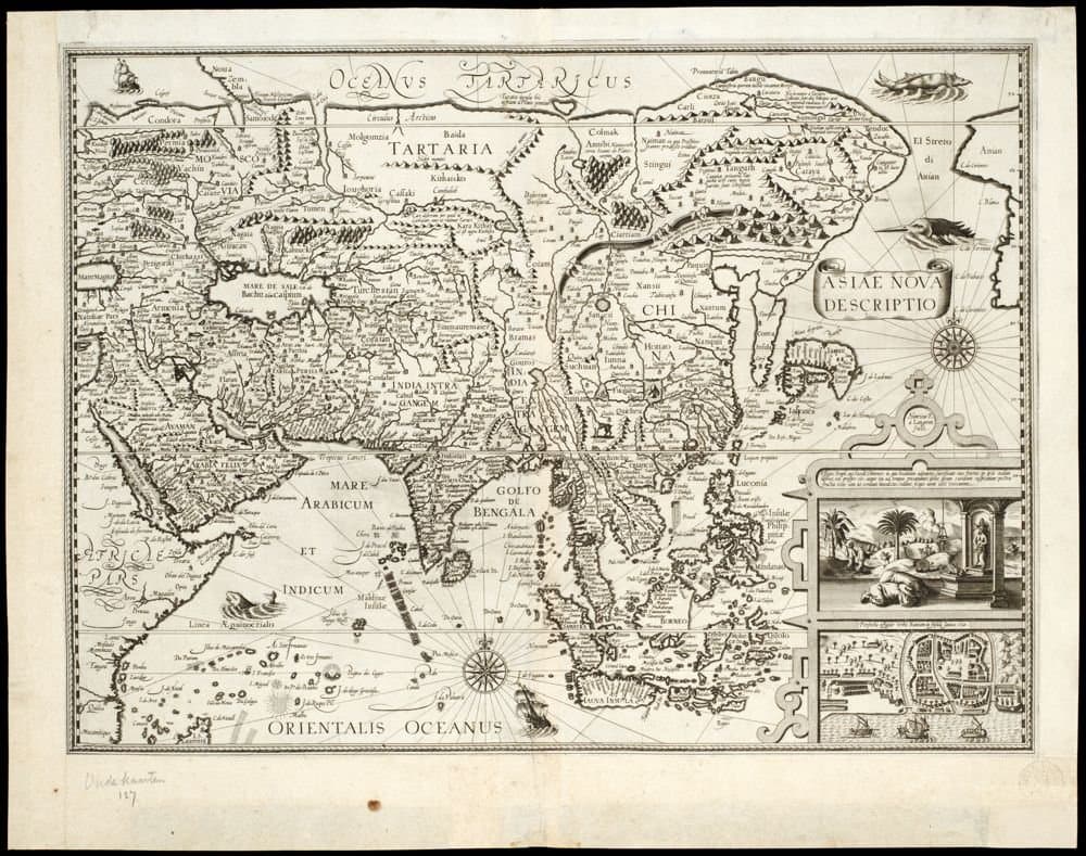 
              Asiae nova descriptio /
              Henricus F. à Langren fecit.
            