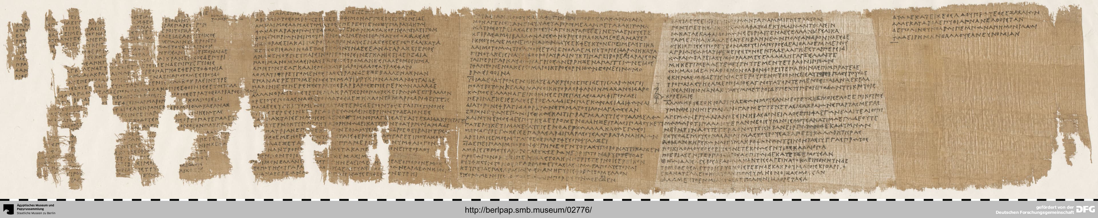 Timotheus of Miletus, The Persians (Oldest Greek Book Roll)