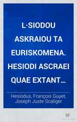 Works and Days and Theogony