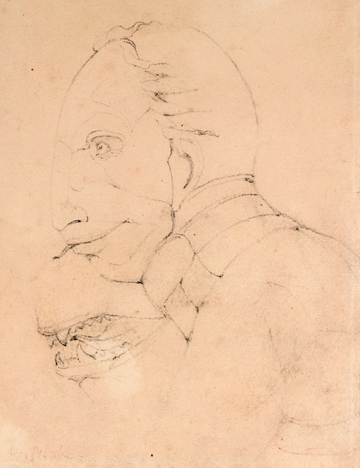 The Head of the Ghost of a Flea (Blake)