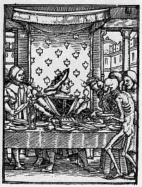 The King and Death (from Les Simulachres & Historiees Faces de la Mort)