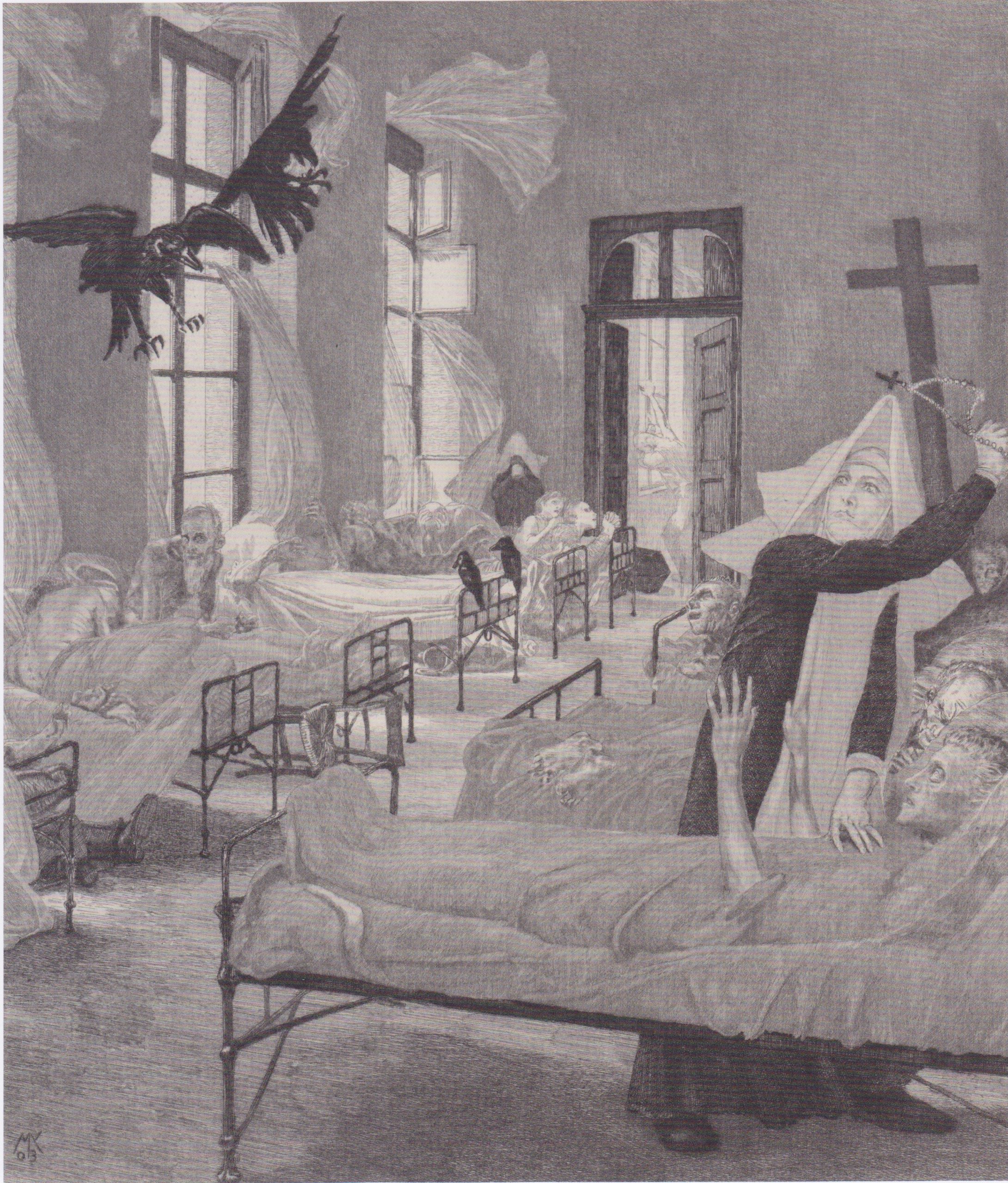 From the Cycle "On Death Part II": Plague (Opus XIII: Plate 5/12)