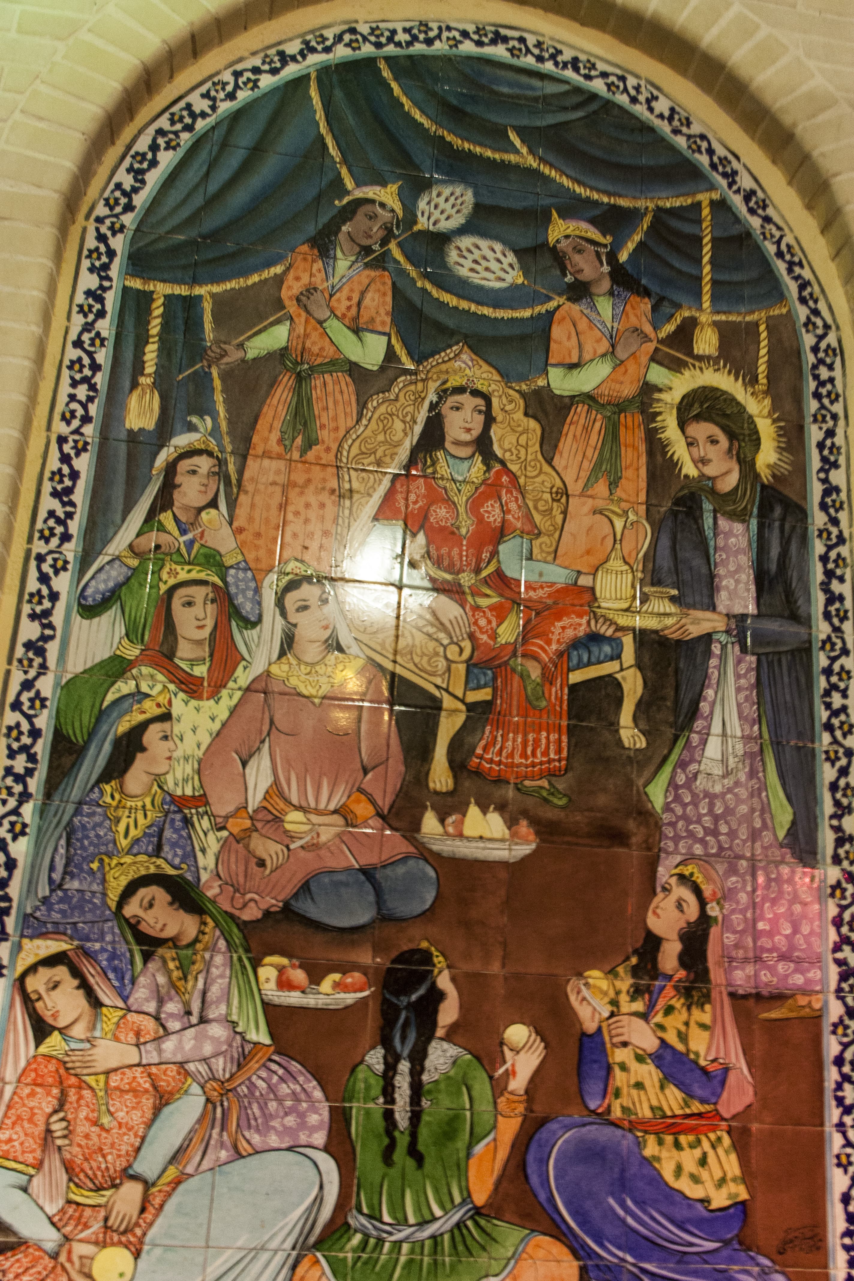 A strange picture at Shiraz Bazaar