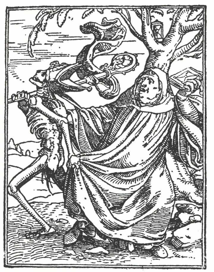 Holbein Tod und der Abt