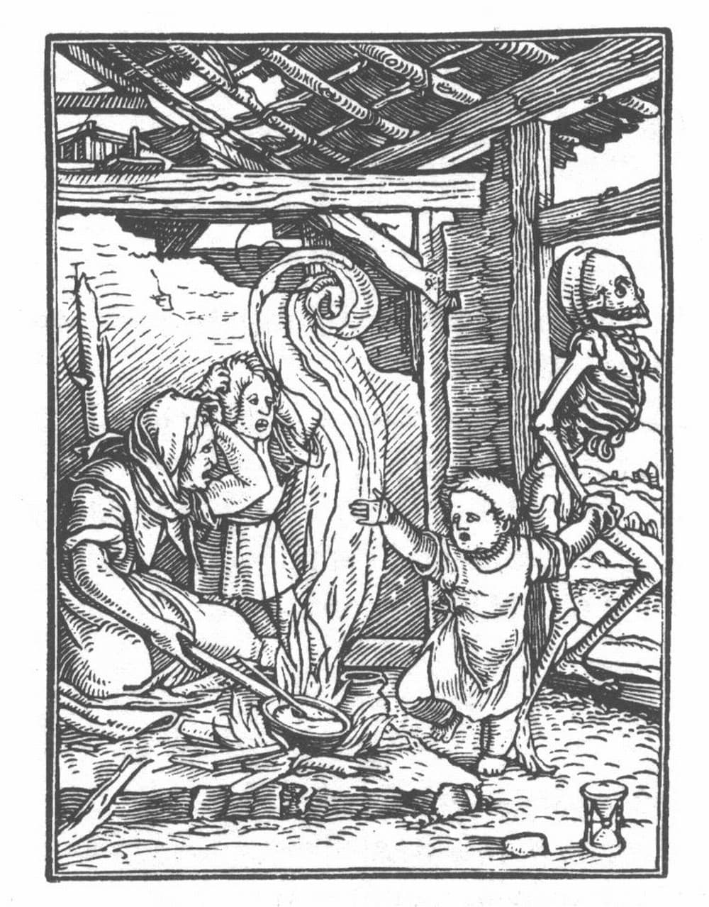 The Child and Death (from Les Simulachres & Historiees Faces de la Mort)