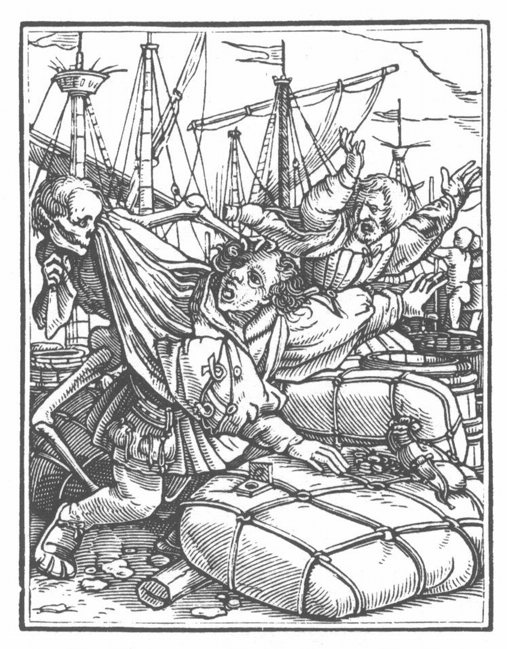 The Merchant (Holbein Danse Macabre)