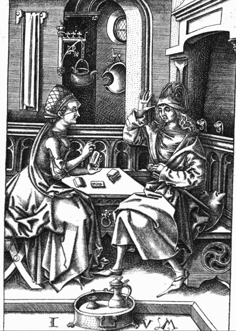 Die Kartenspieler; 15. Jahrhundert