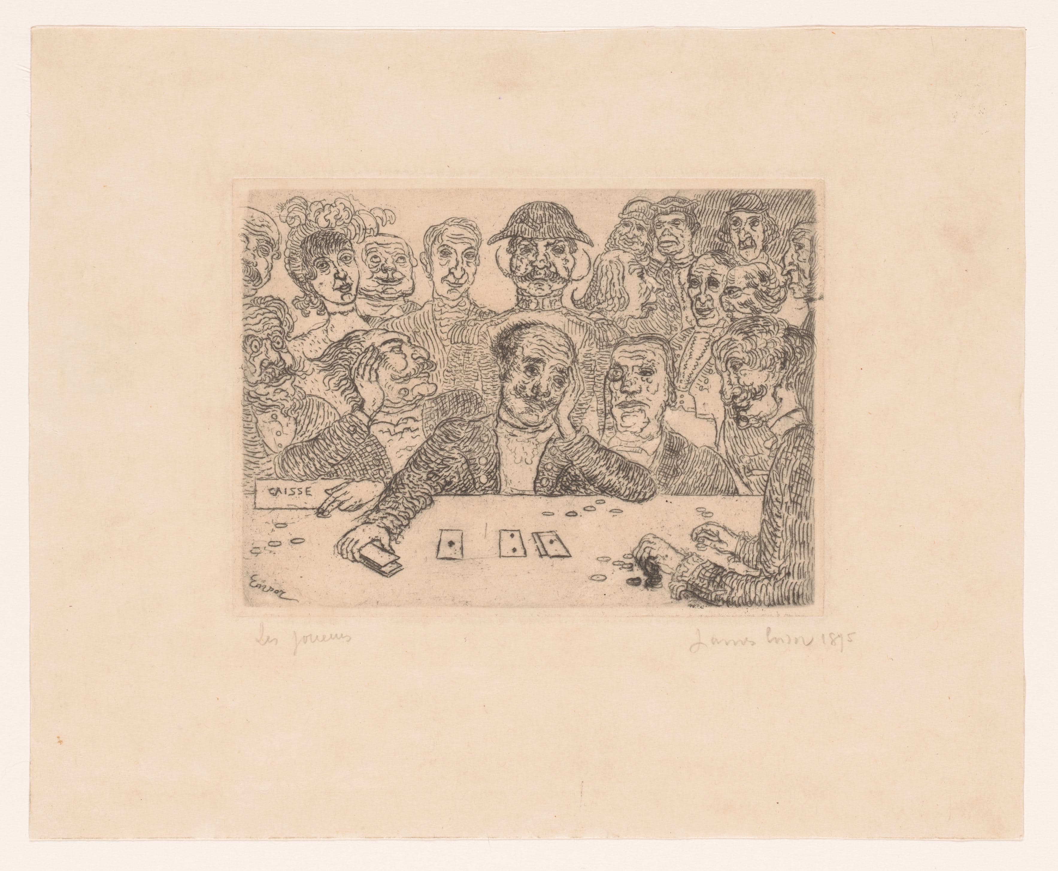 Kaartspelend gezelschap