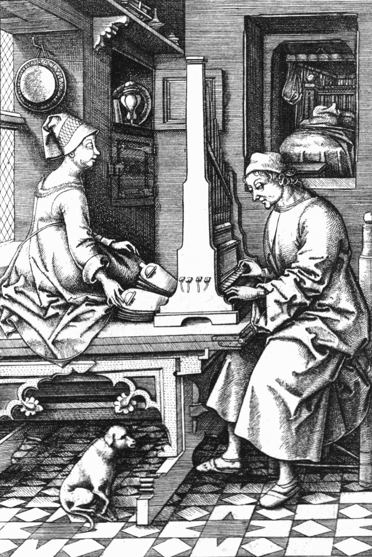 15th Century Interior: House Music on a Small Organ