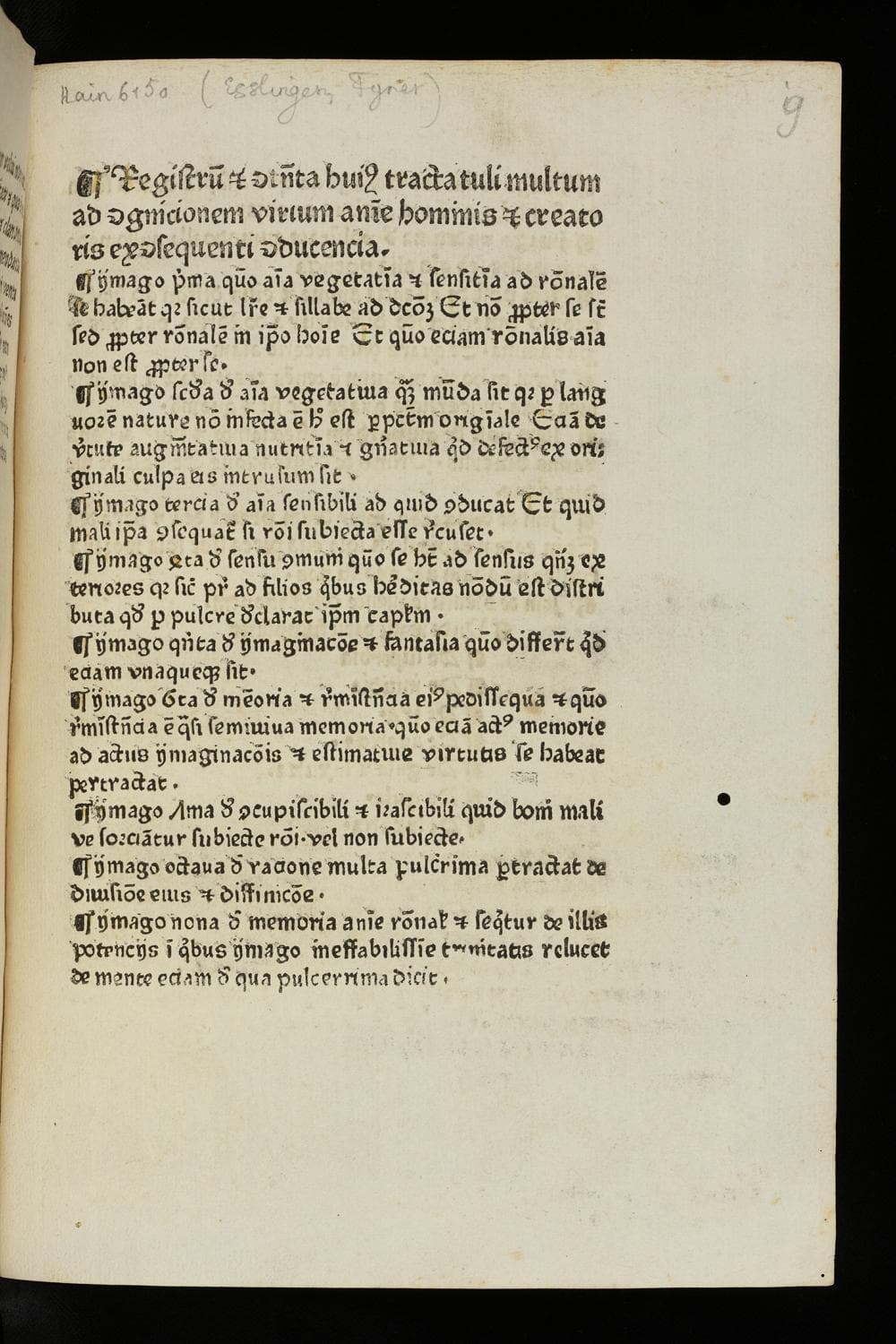 [Dicta de arbore quae dicitur Imago hominis]