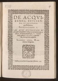 De acquirenda, retinenda, et amittenda possessione enunciationes C