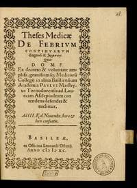 Theses medicae de febrium continuarum diagnōsi &amp; therapeia