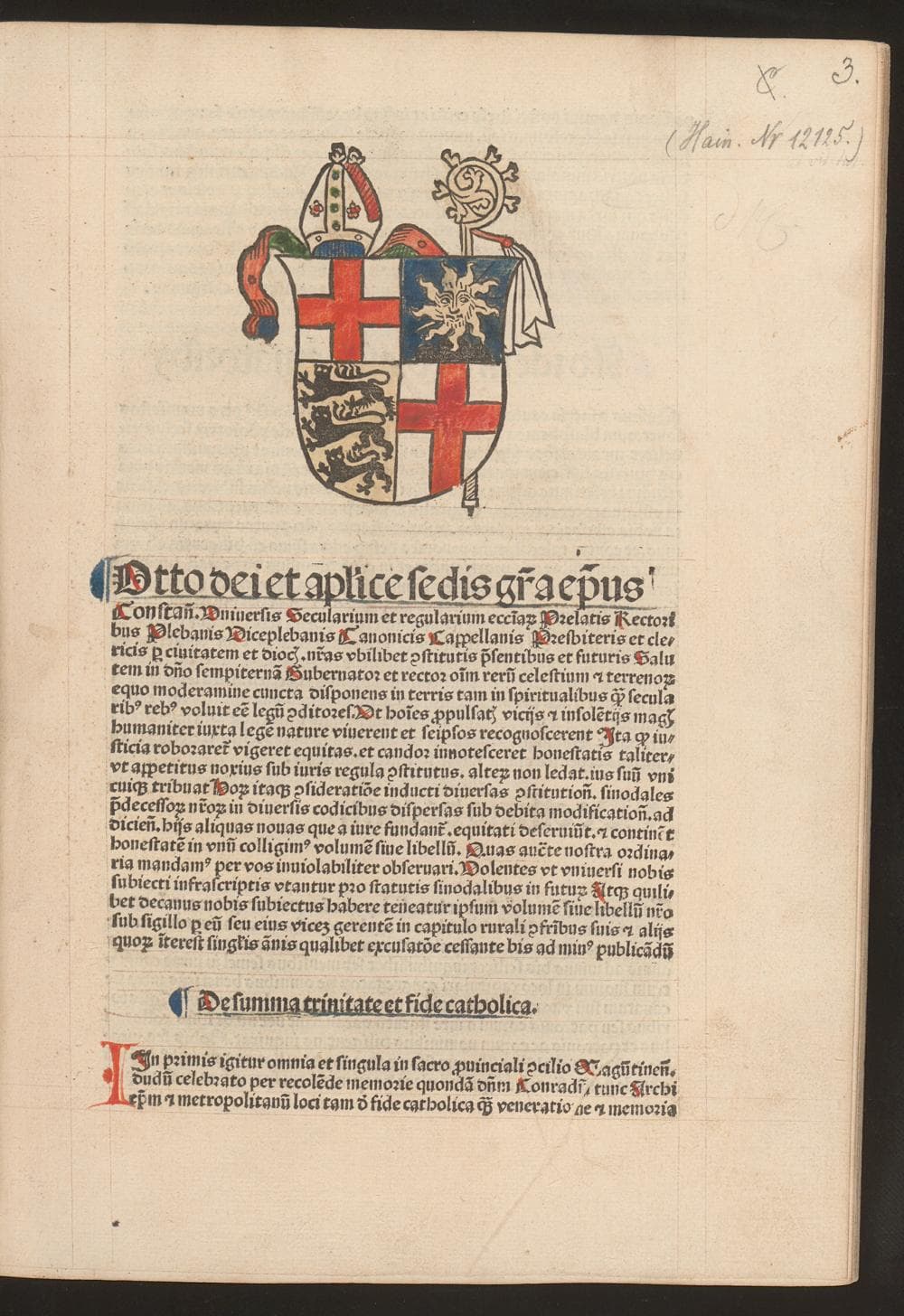 [Constitutiones synodales ecclesiae Constantiensis, 1481]