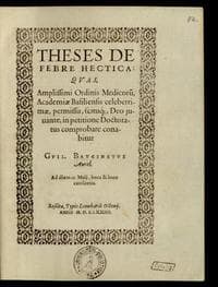 Theses de febre hectica
