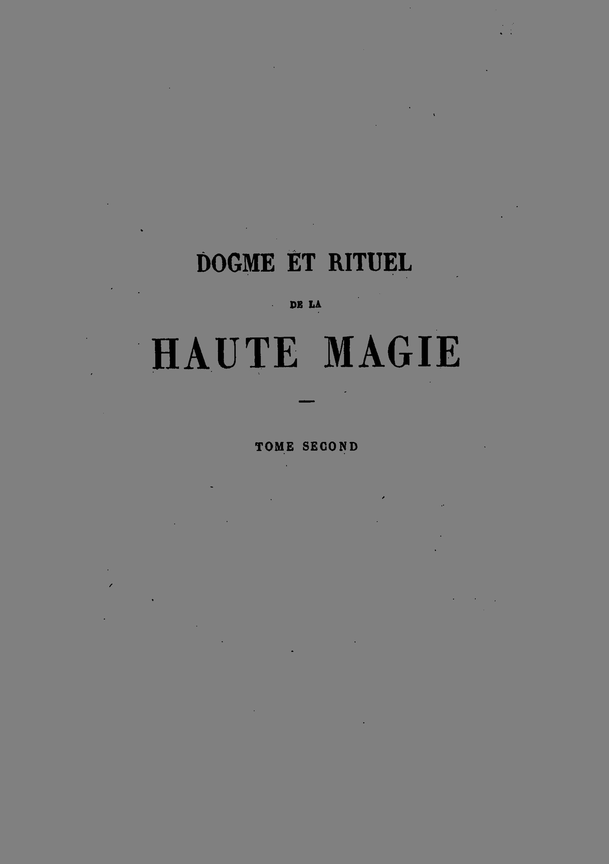 Transcendental Magic, Volume 2: Ritual