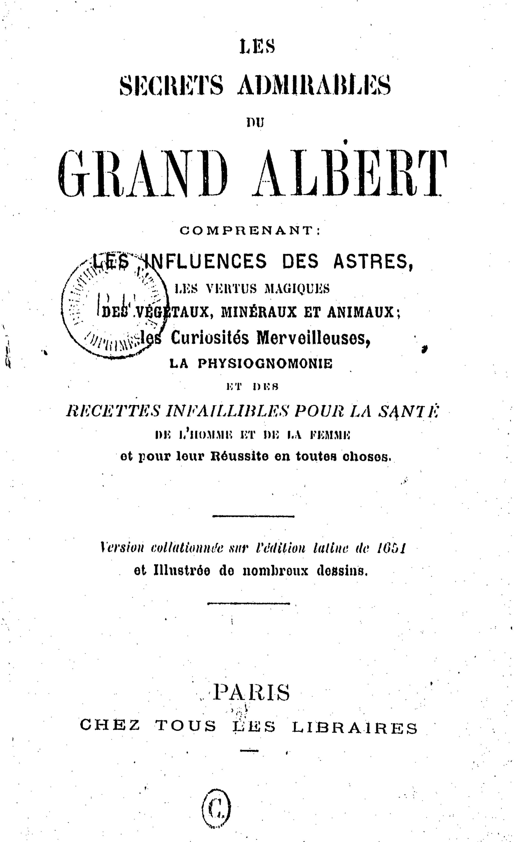 The Admirable Secrets of Albertus Magnus