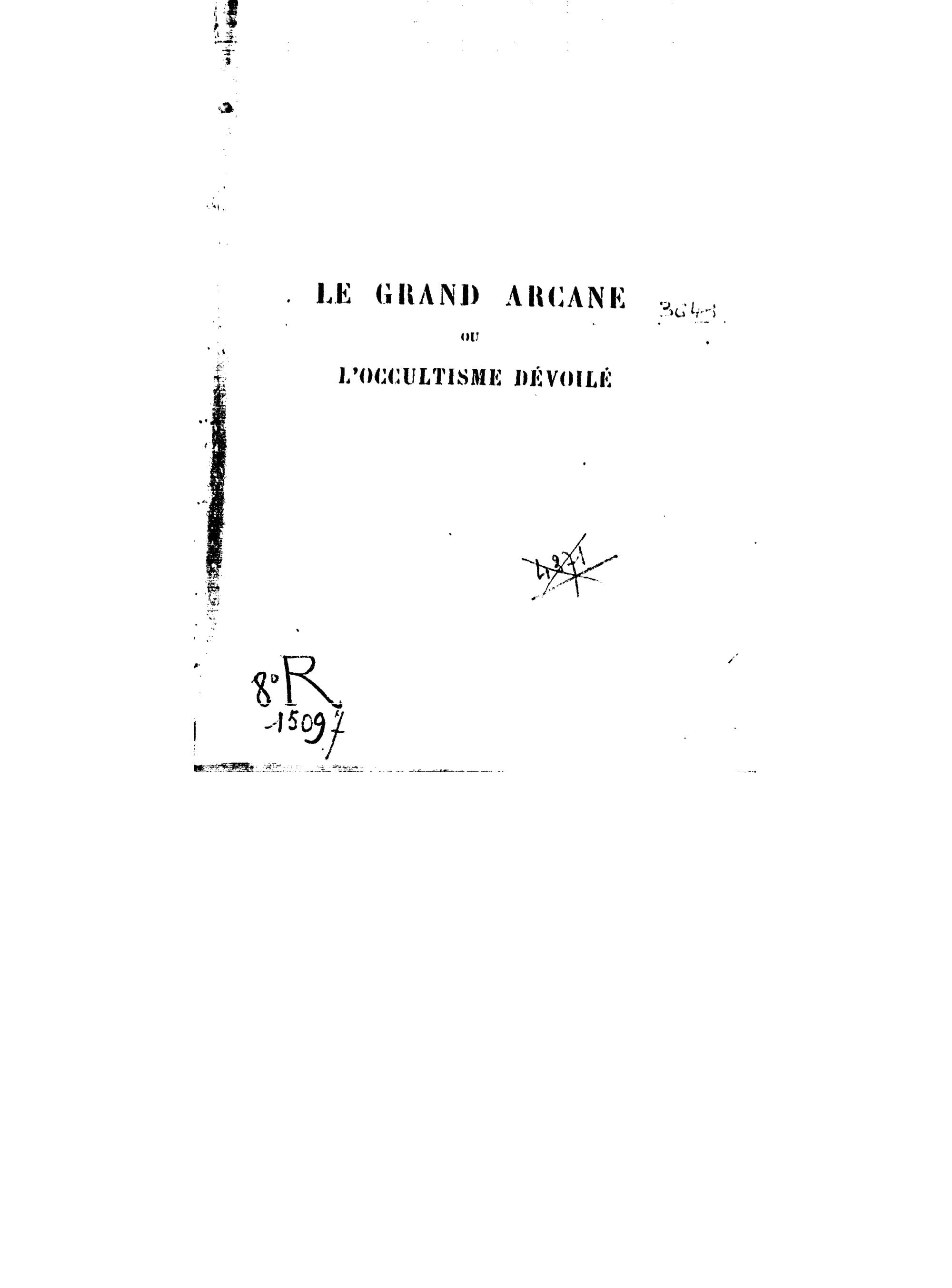 The Great Secret, or Occultism Unveiled