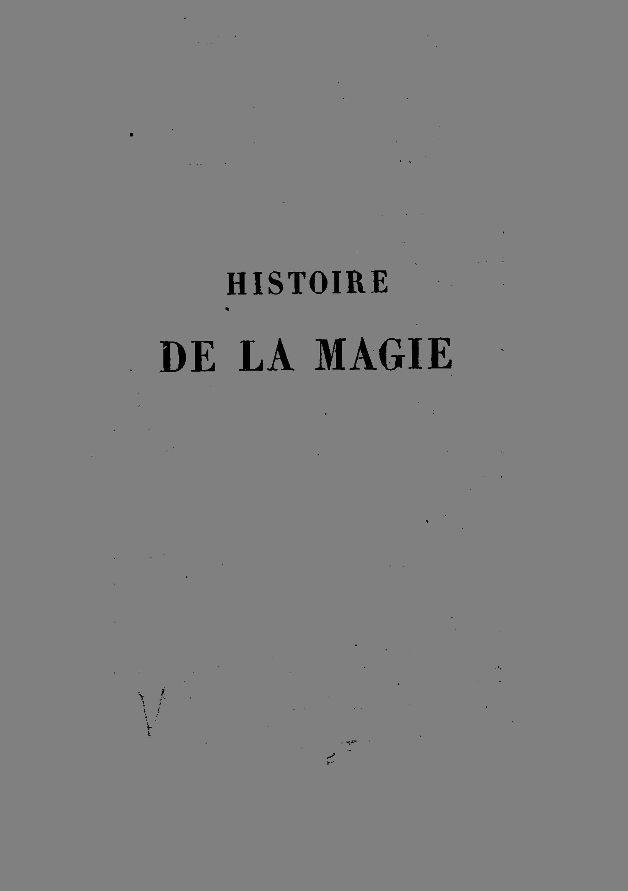 The History of Magic